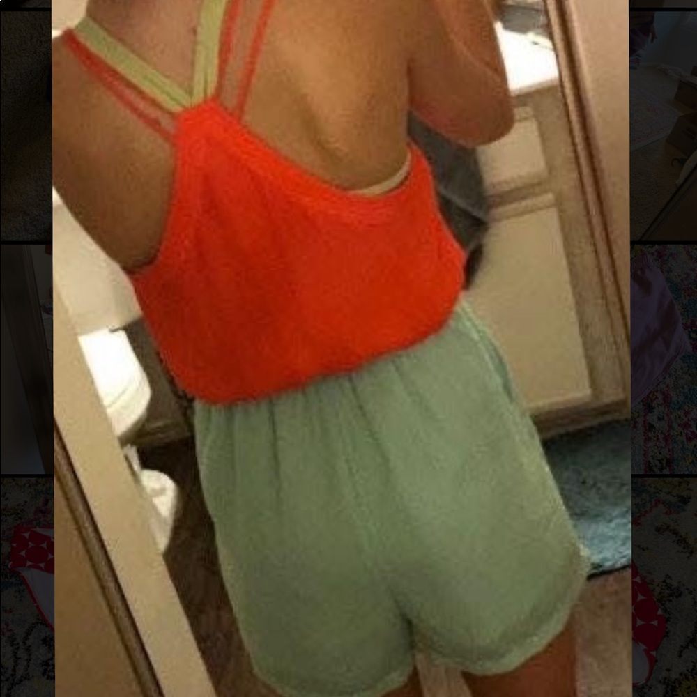 Double Zero Colorblock Romper